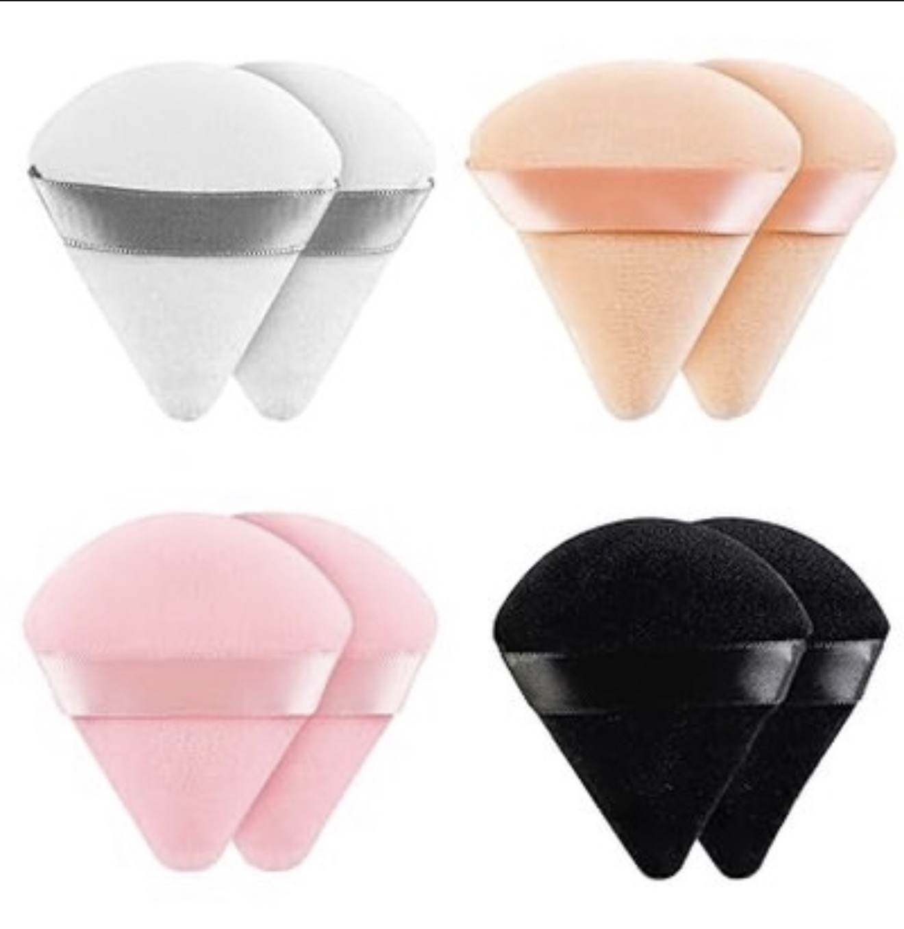 Triangular Makeup Powder Puff