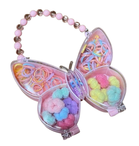 Children’s Butterfly Hair Accessories Organizer Set