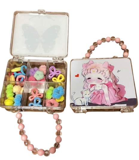 Clear Hair Accessories Organizer (Sailor-style case)