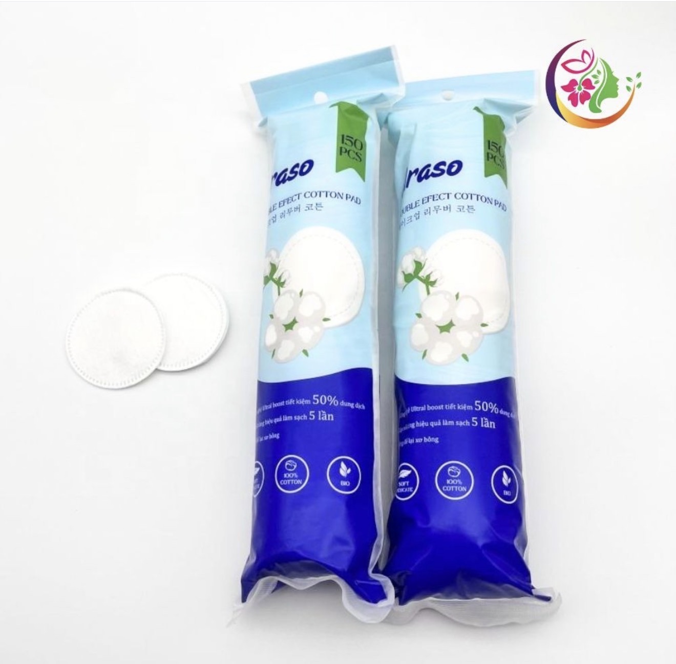 Araso Double Effect Cotton Pads