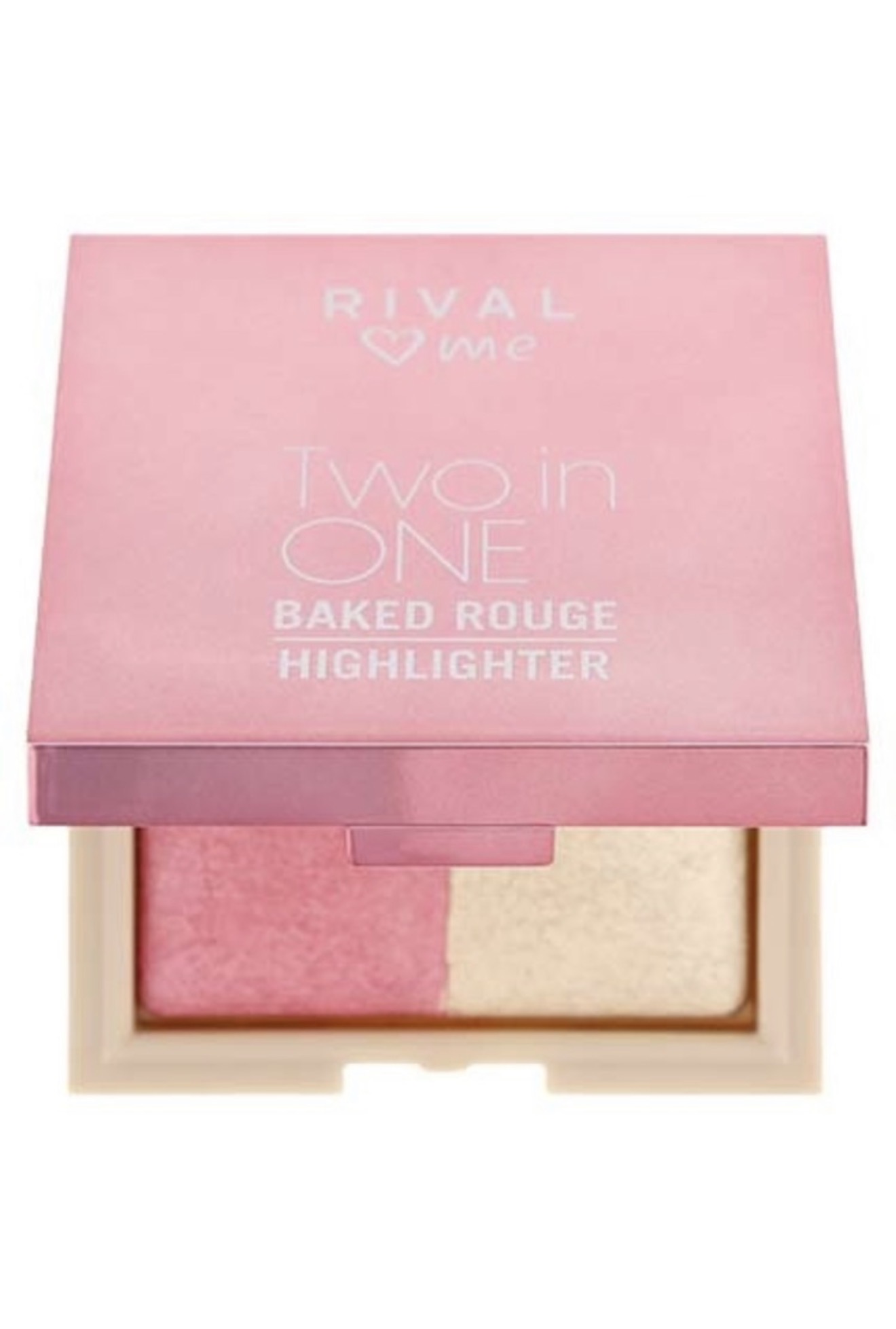 RIVAL loves me 2in1 Baked Rouge & Highlighter