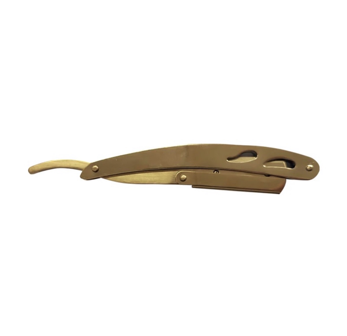Golden Straight Edge Razor