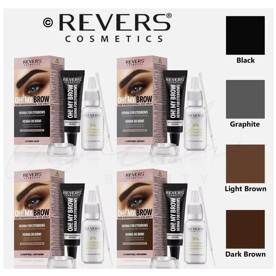 Revers “Oh! My Brow” Eyebrow Tint Kit — foto 5