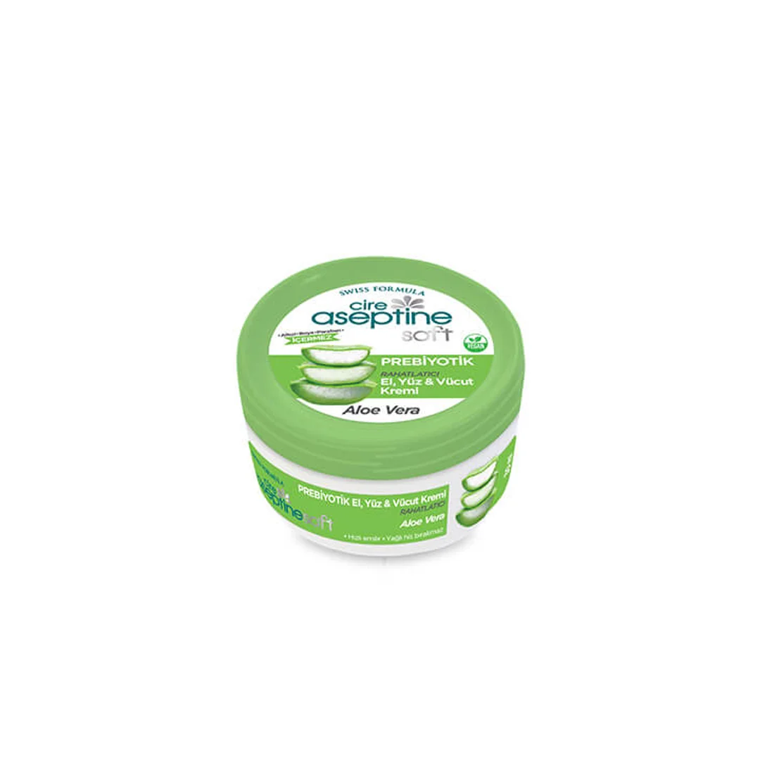 Cire Aseptine Soft Aloe Vera Extract Soothing & Nourishing Prebiotic Cream