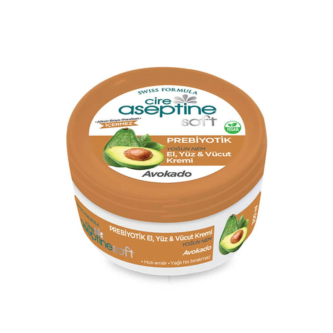 Cire Aseptine Soft Avocado Extract Intense Moisturizing Prebiotic Cream — foto 2