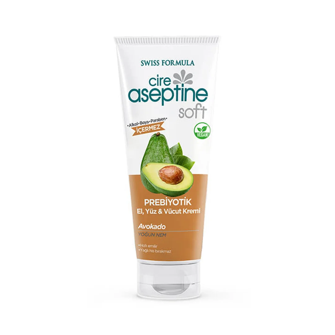 Cire Aseptine Soft Avocado Extract Intense Moisturizing Prebiotic Cream