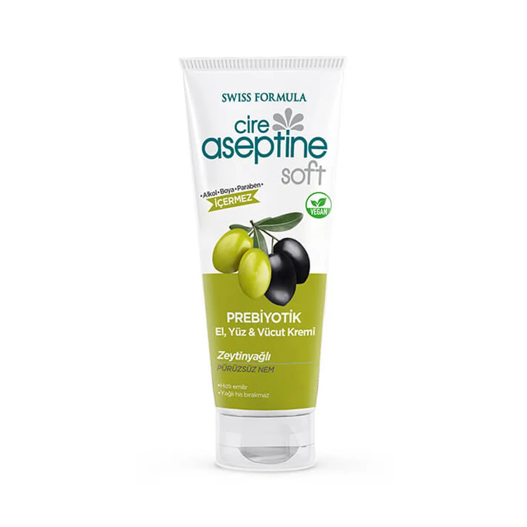 Cire Aseptine Soft Olive Oil Moisturizing & Smoothing Prebiotic Cream — foto 2