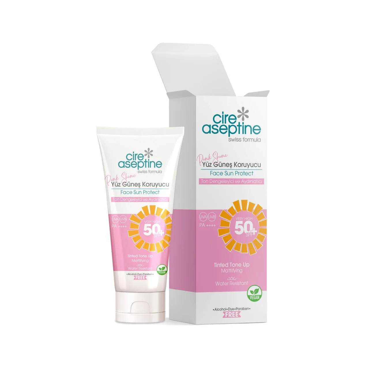 Cire Aseptine Facial Sunscreen Tinted Tone Up Mattifying 50 SPF 50 ml