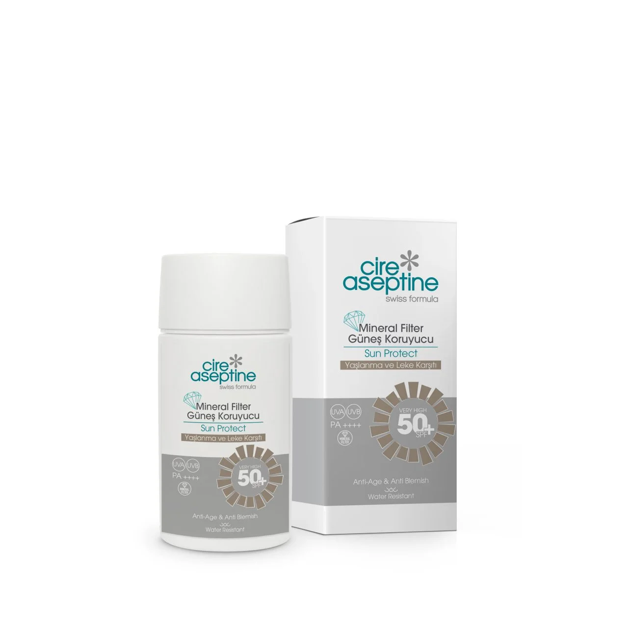 Cire Aseptine Mineral Filter Sunscreen Anti-Age and Anti-Blemish 50 SPF