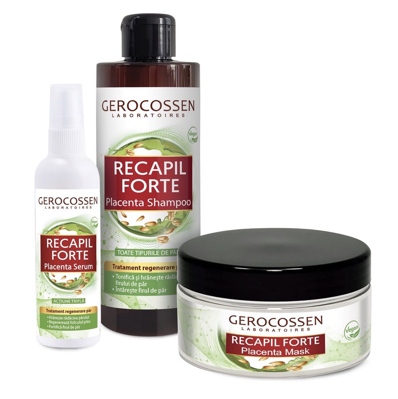 Gerocossen Recapil Forte Placenta Hair Care Set