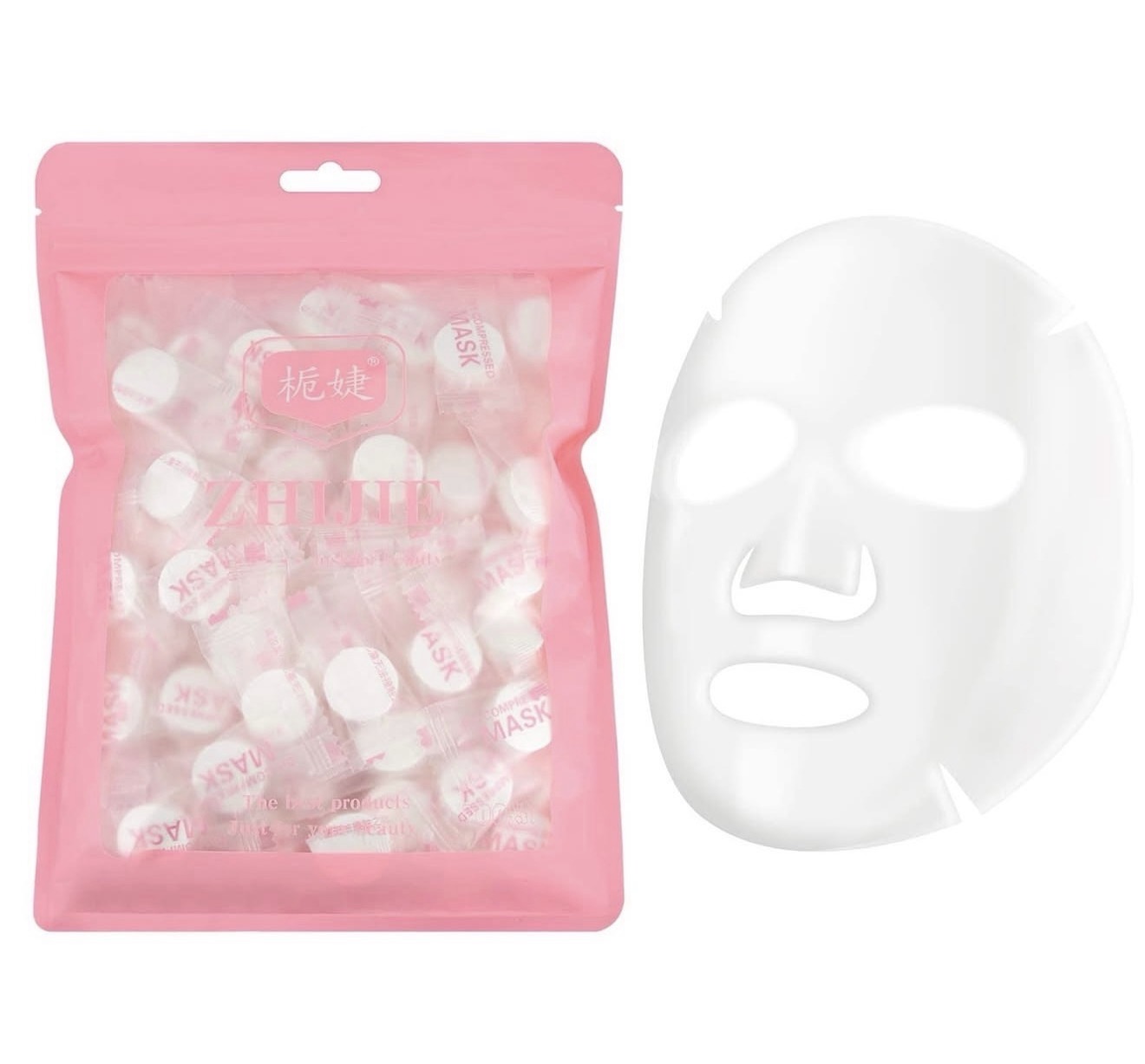 Compressed Disposable Facial Mask Sheets