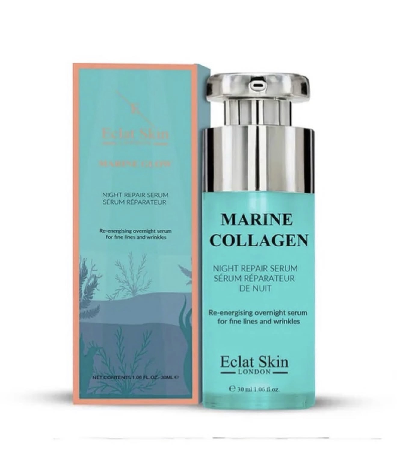 Eclat Skin London Marine Collagen Night Repair Serum