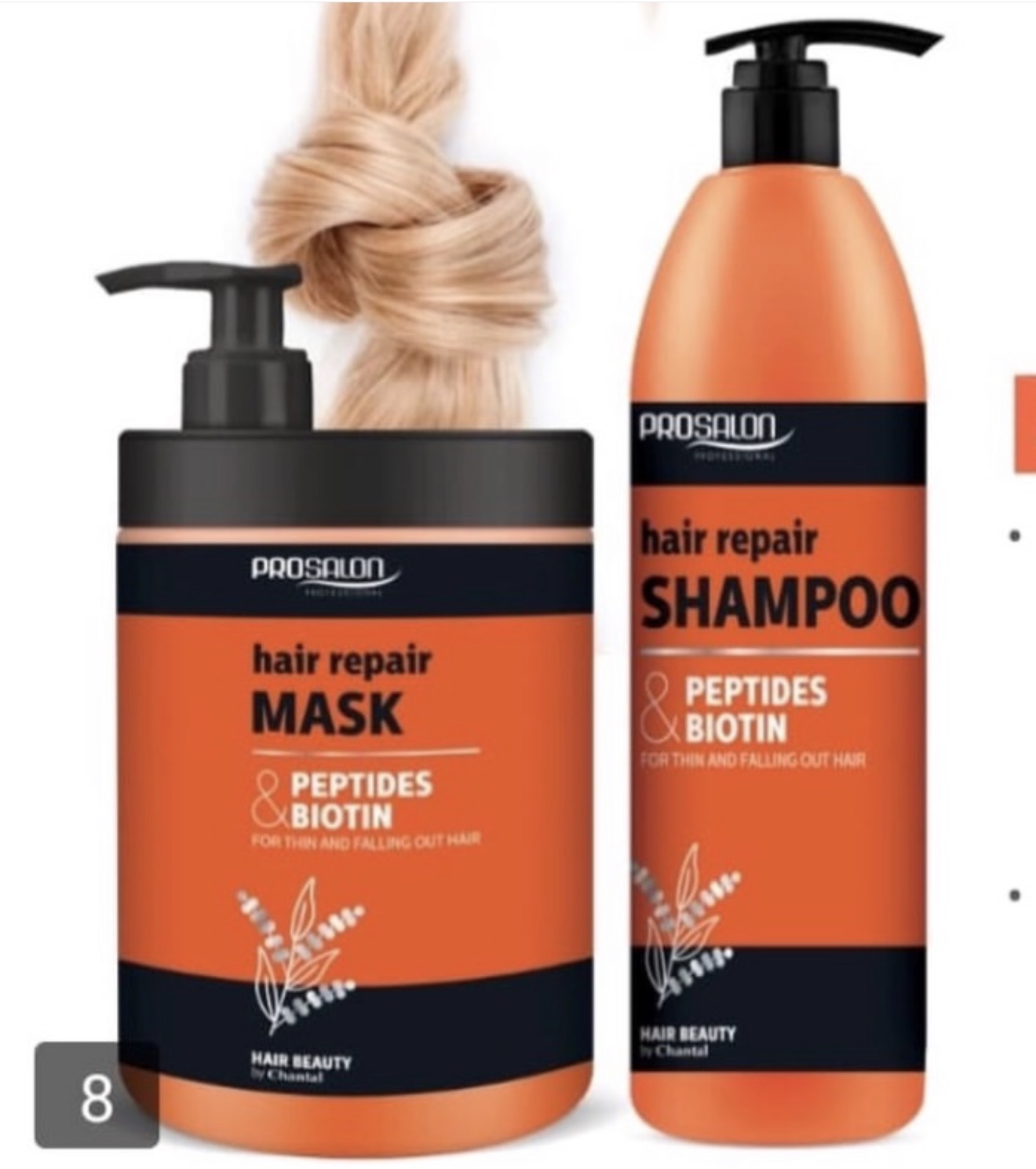 Prosalon Peptides & Biotin Hair Repair Set
