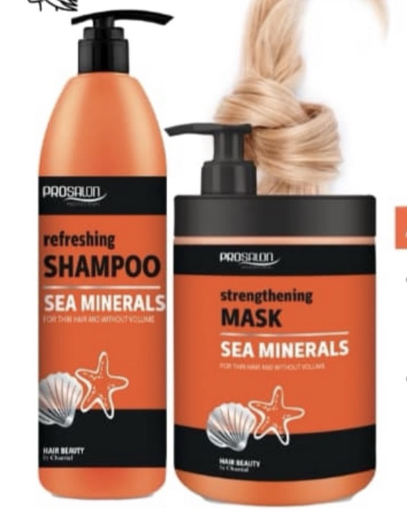 Prosalon Sea Mineral Strengthening & Volumizing Shampoo & Mask