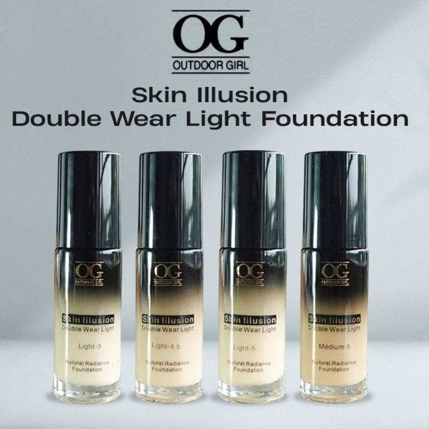 OG Outdoor Girl Skin Illusion Double Wear Light Foundation — foto 2