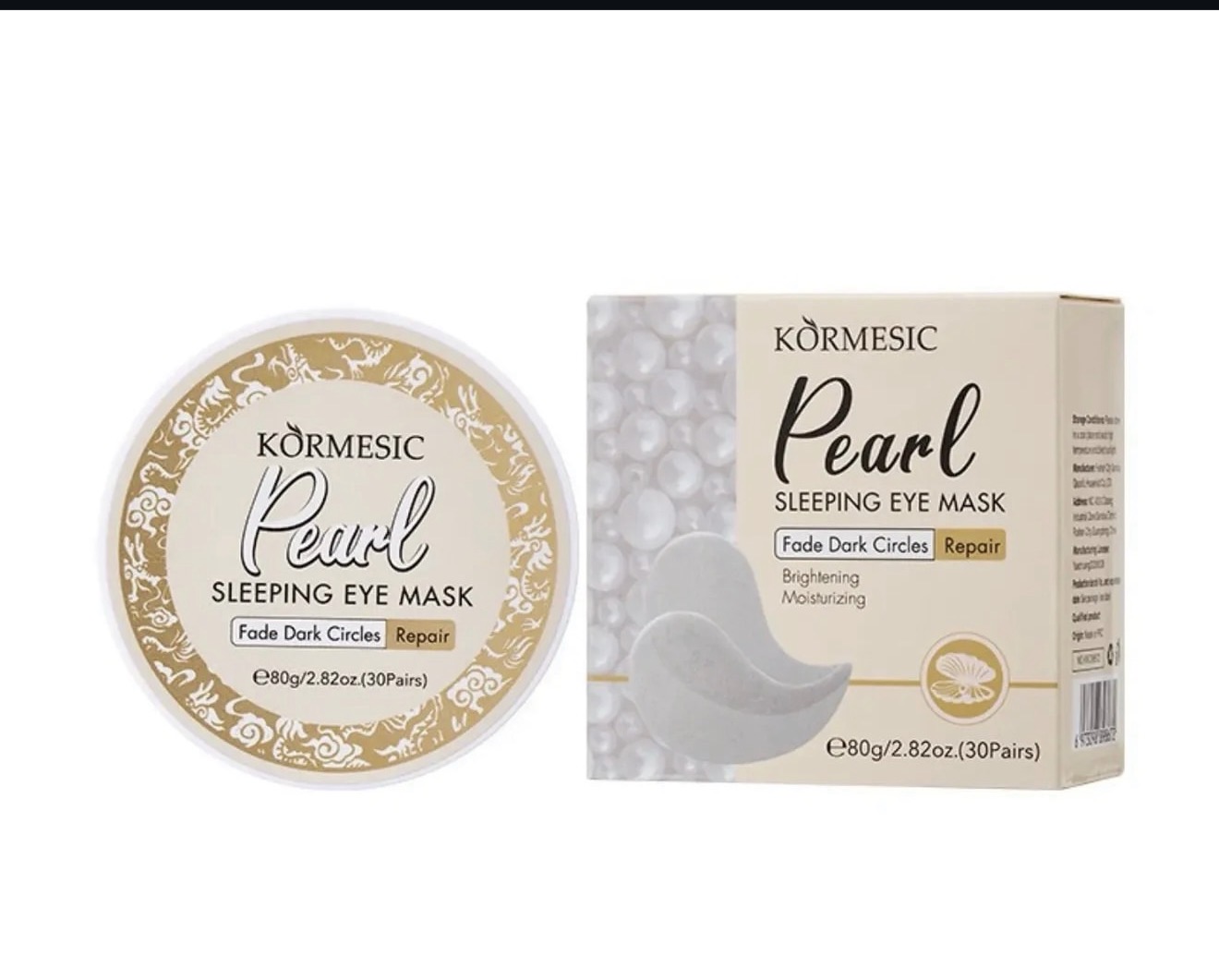 Kormesic Pearl Sleeping Eye Masks
