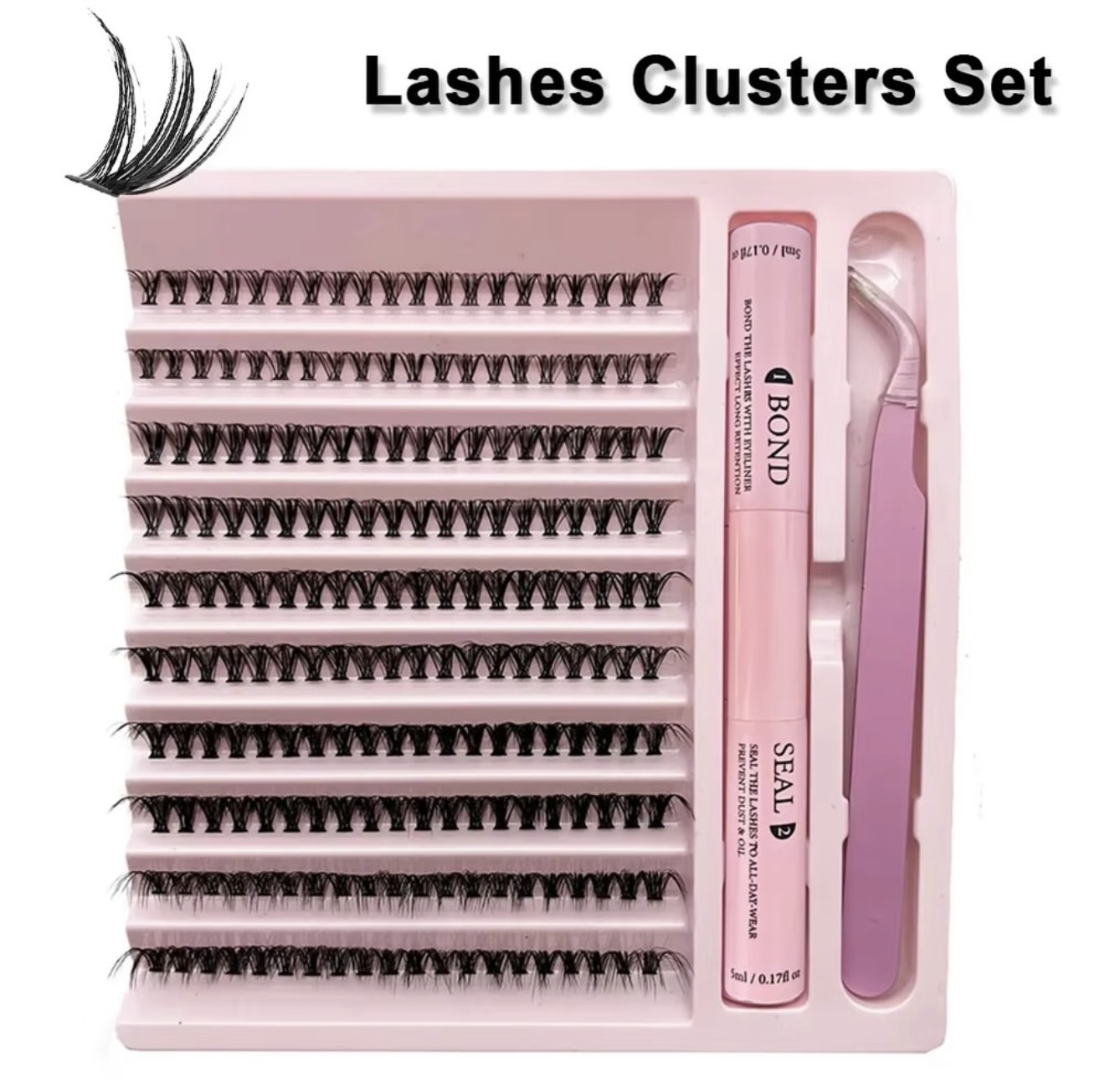 Lash clusters set