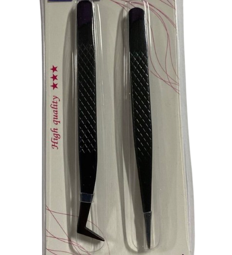 LM Eyelash Extension Tweezers Set