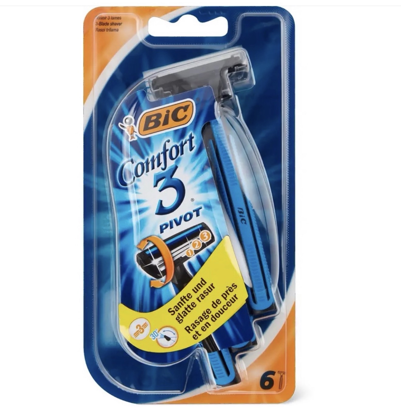BIC Comfort 3 Pivot Disposable Razors