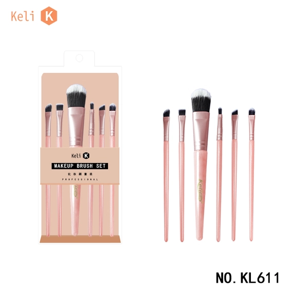 Keli Beauty 6pcs Wholesale Luxury Professional Makeup Brushes