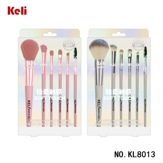 Keli Beauty Best Quality Makeup Brushes Popular Face 6 Piece Set