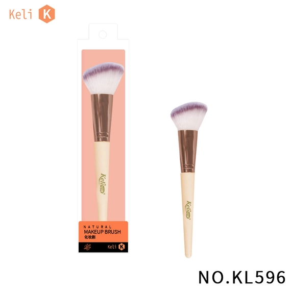 Keli Beauty Wooden Loose Powder Brush Vegan