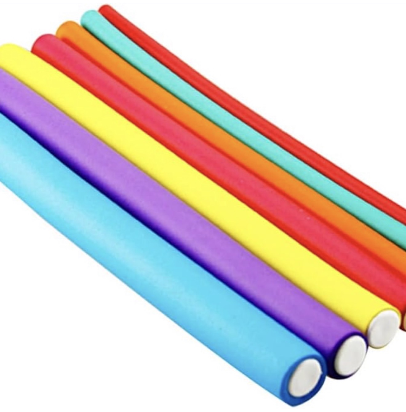 Flexi Rods / Foam Hair Rollers bigudina plastike — foto 2
