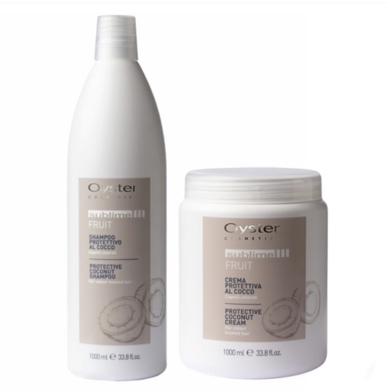 Oyster Sublime Fruit Protective Coconut Shampoo & Cream