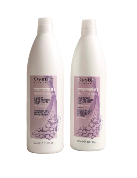 Oyster Sublime Fruit Everyday Grape Shampoo & Conditioner