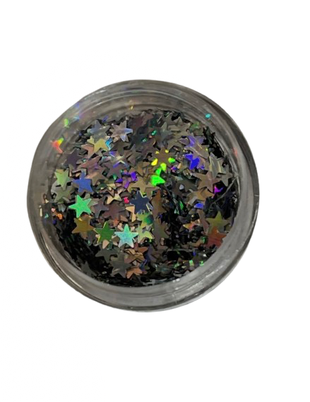 Glitter mix holografik për nail art — foto 6