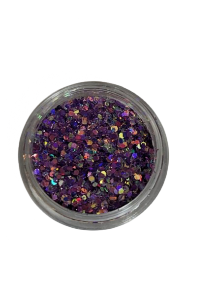 Glitter mix holografik për nail art