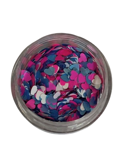 Glitter mix holografik për nail art — foto 5
