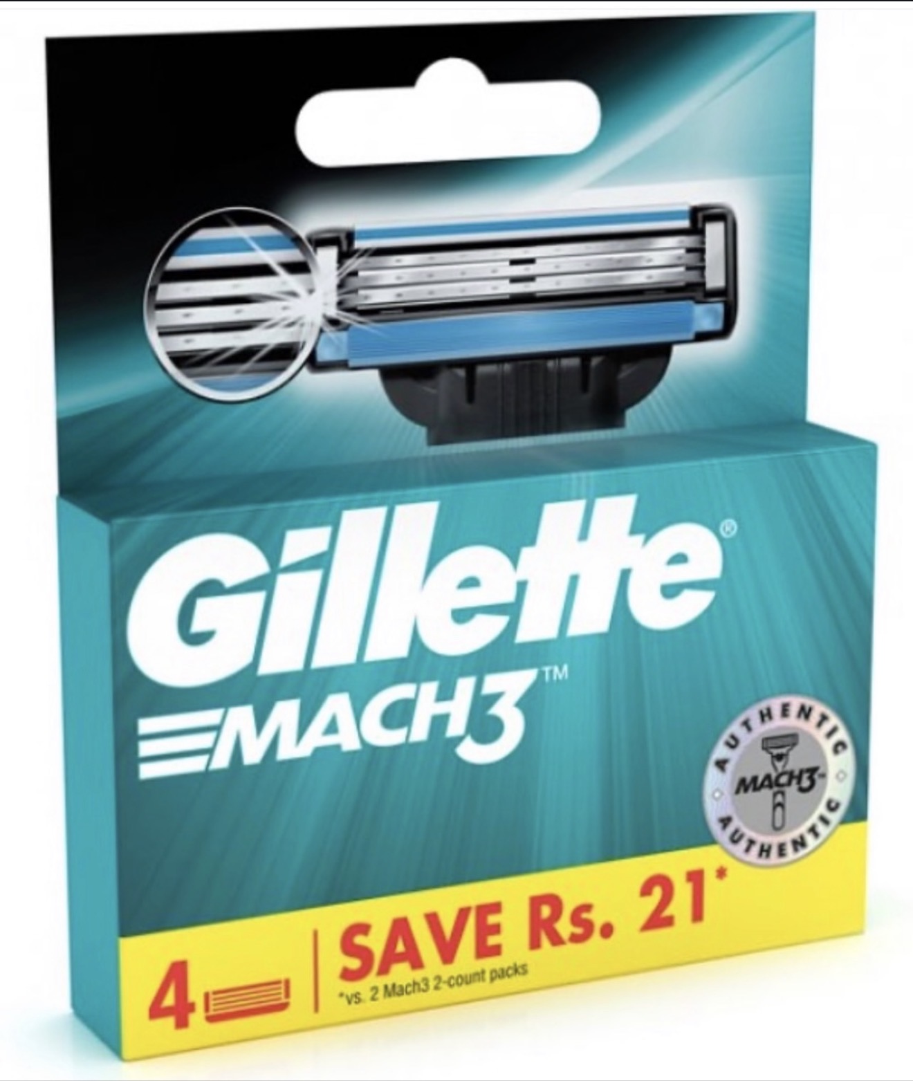 Gillette Mach3 Razor Cartridges – 4 copë