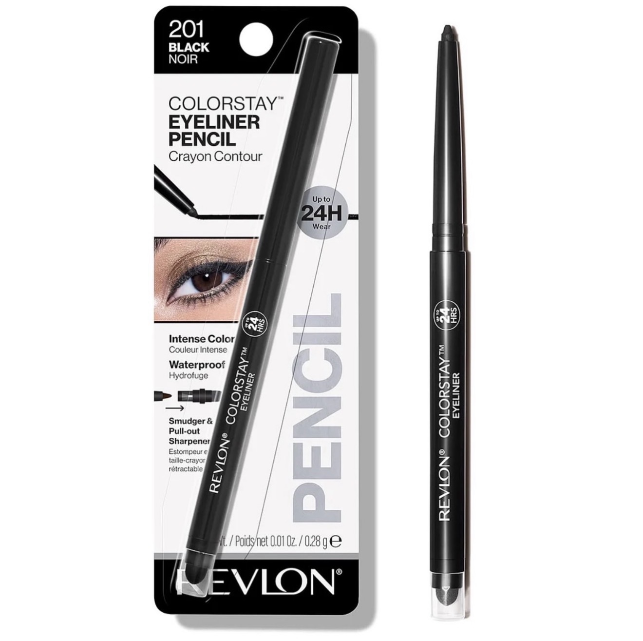 Revlon ColorStay Eyeliner Pencil 201 Black Noir