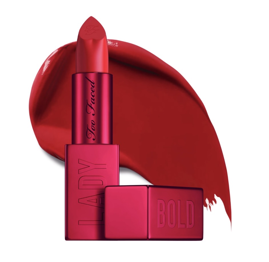 Too Faced Lady Bold Em-Power Cream Lipstick — foto 7
