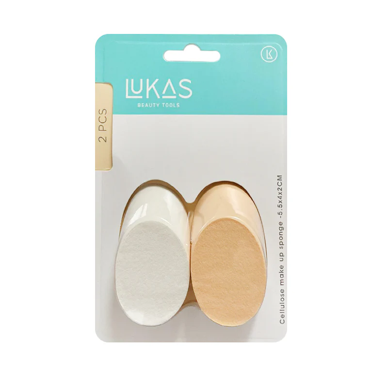 Sfungjerë Celuloze për Pastrimin e Fytyrës Lukas Beauty Tools – 2 Copë