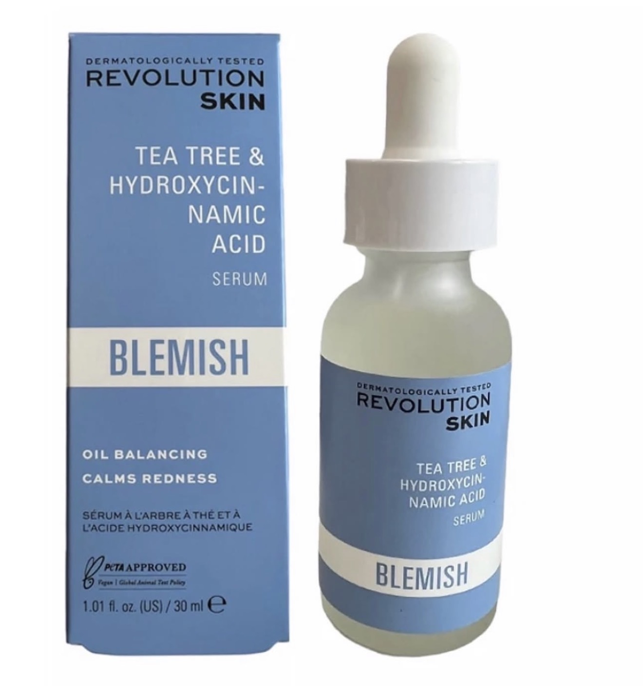 Revolution Skin Blemish Tea Tree & Hydroxycinnamic Acid Serum