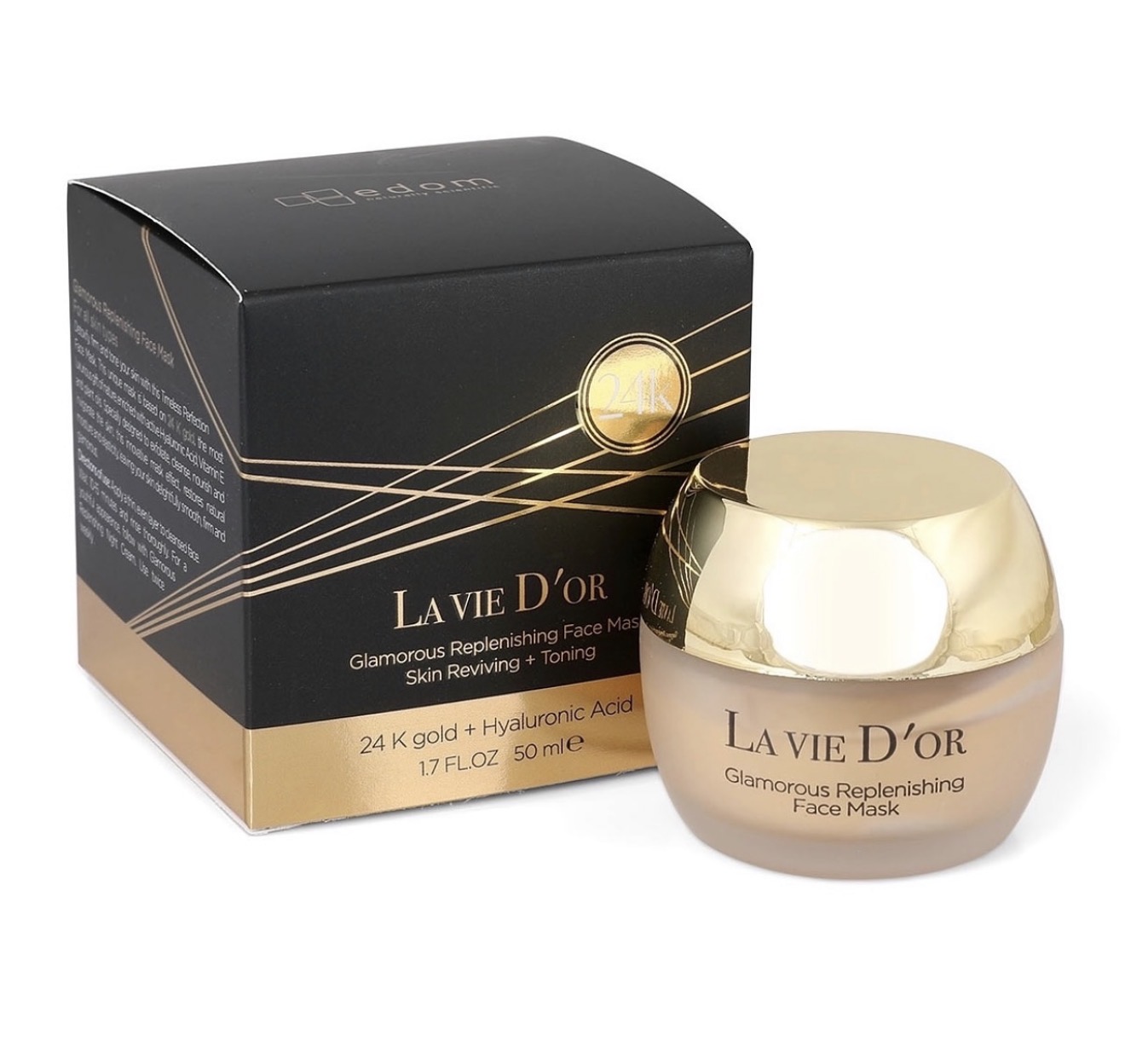 Edom La Vie D’Or Glamorous Replenishing Face Mask