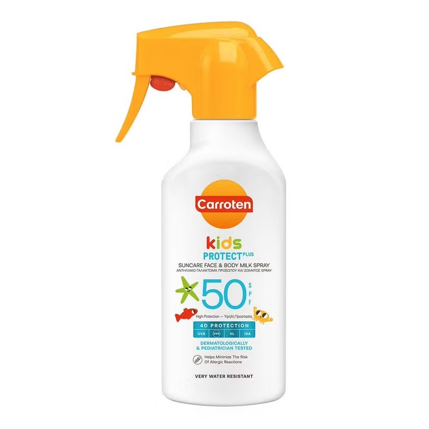 Carroten Kids Protect Plus Face & Body Milk Spray SPF 50