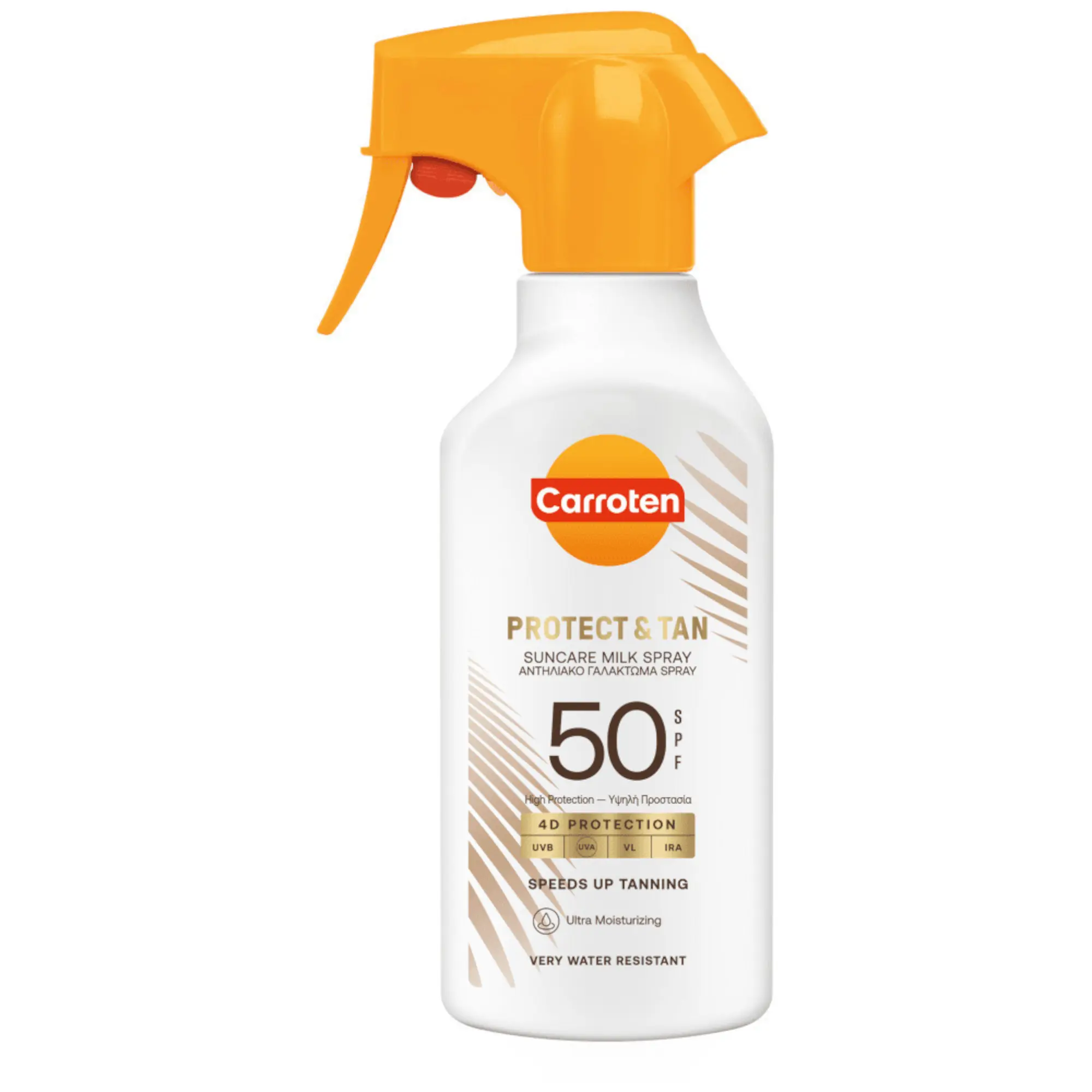 Carroten Protect & Tan Suncare Milk Spray SPF 50