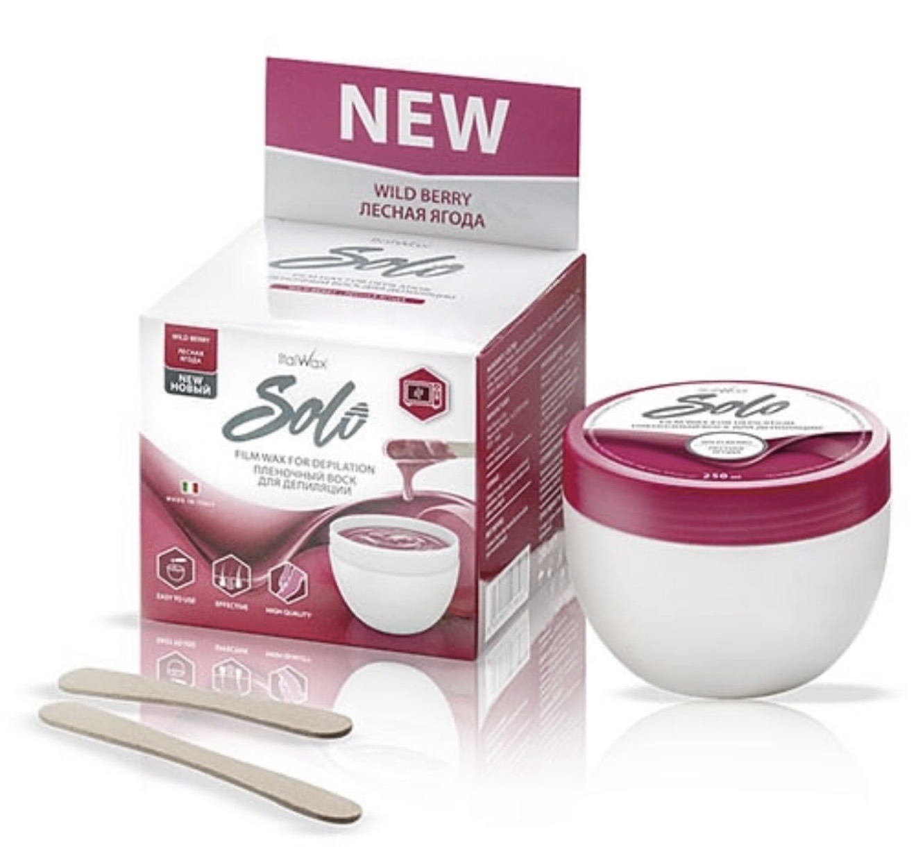 ItalWax Solo Film Wax Wild Berry 250 g