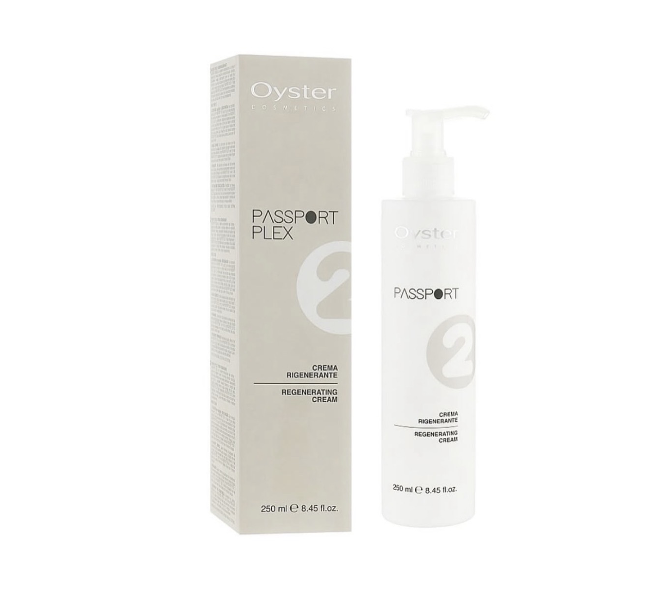 Oyster Cosmetics Passport Plex Regenerating Cream No.2 – 250ml