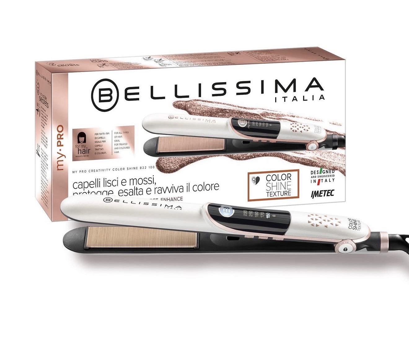 Bellissima My Pro Creativity Color Shine B22 100 Hair Straightener