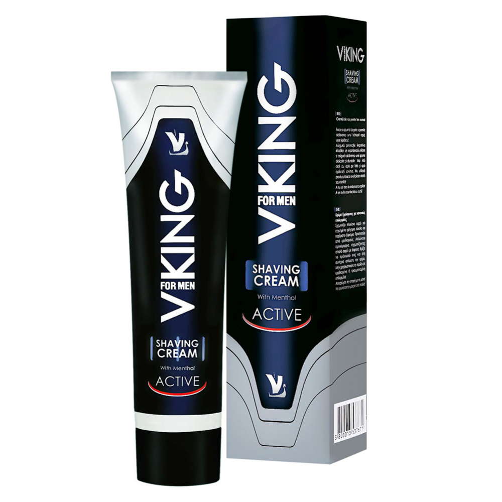 Viking Blue Ice Shaving Cream with Menthol