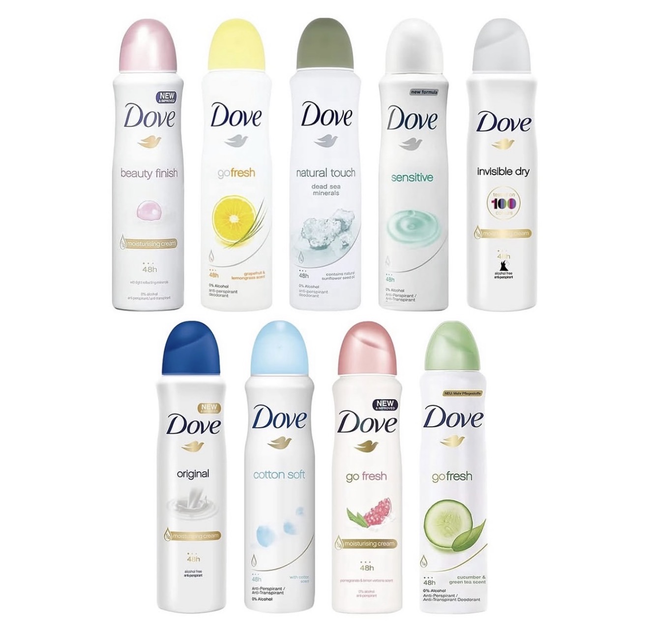 Dove Deodorant Spray Women & Men