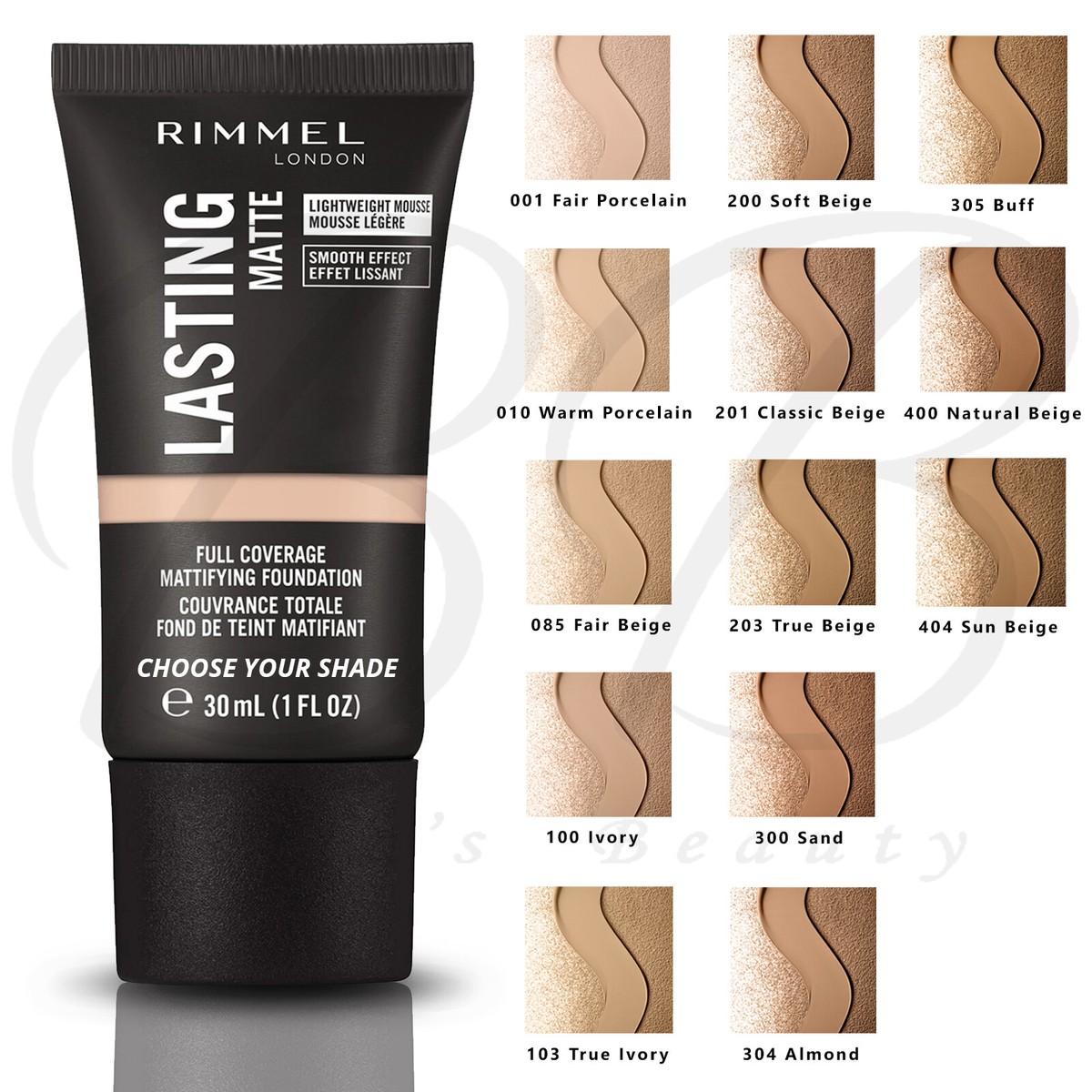 Rimmel Lasting Matte Foundation 30 ml — foto 2