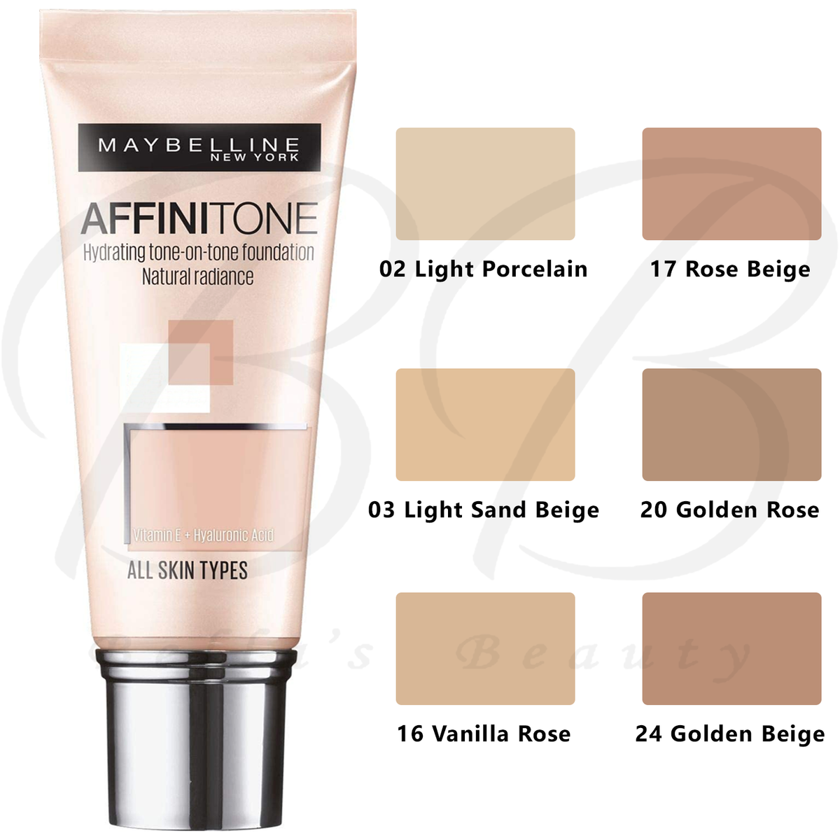 Maybelline Affinitone Hydrating Foundation 30 ml — foto 2