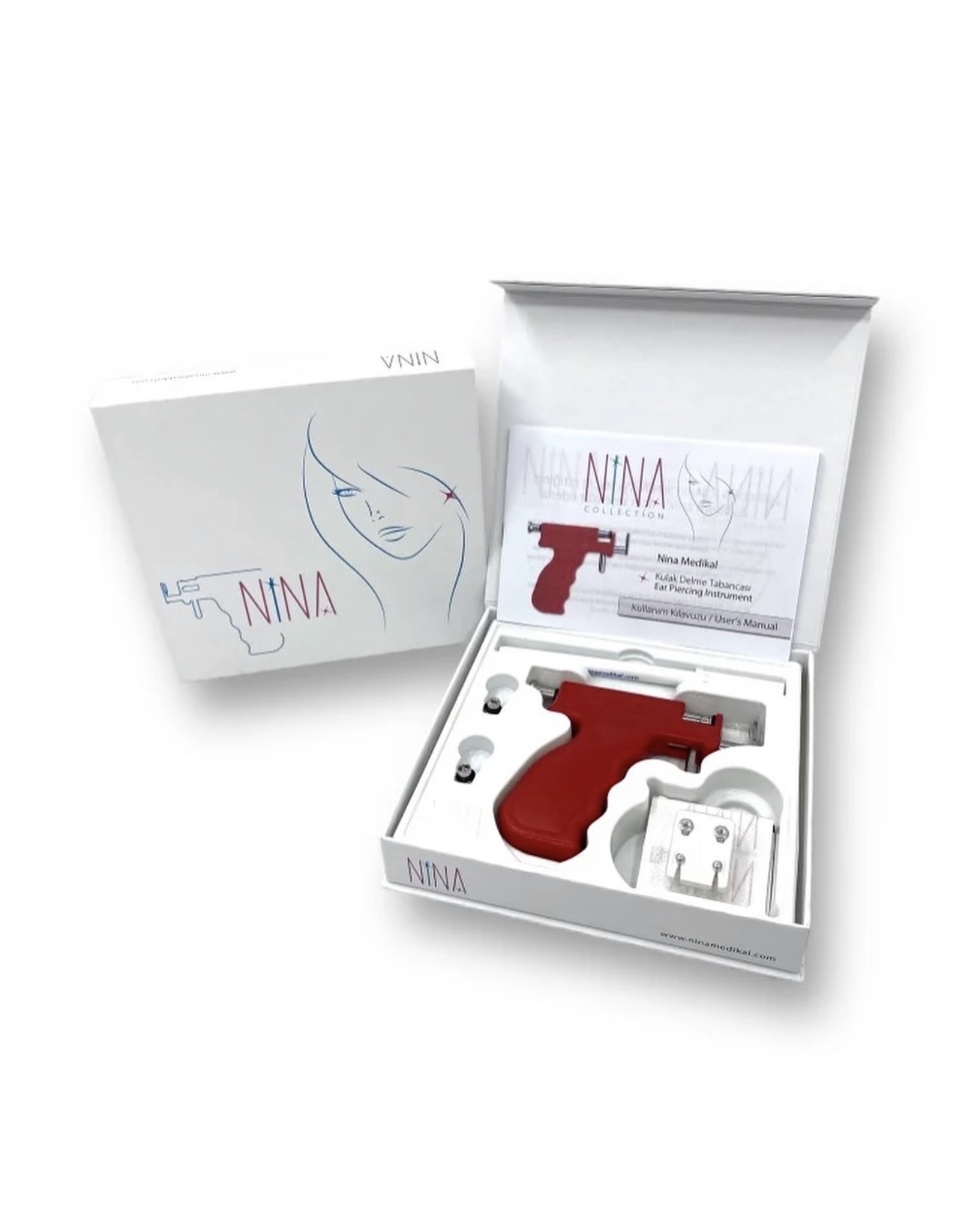 Nina Collection Set Profesional për Shpimin e Veshëve