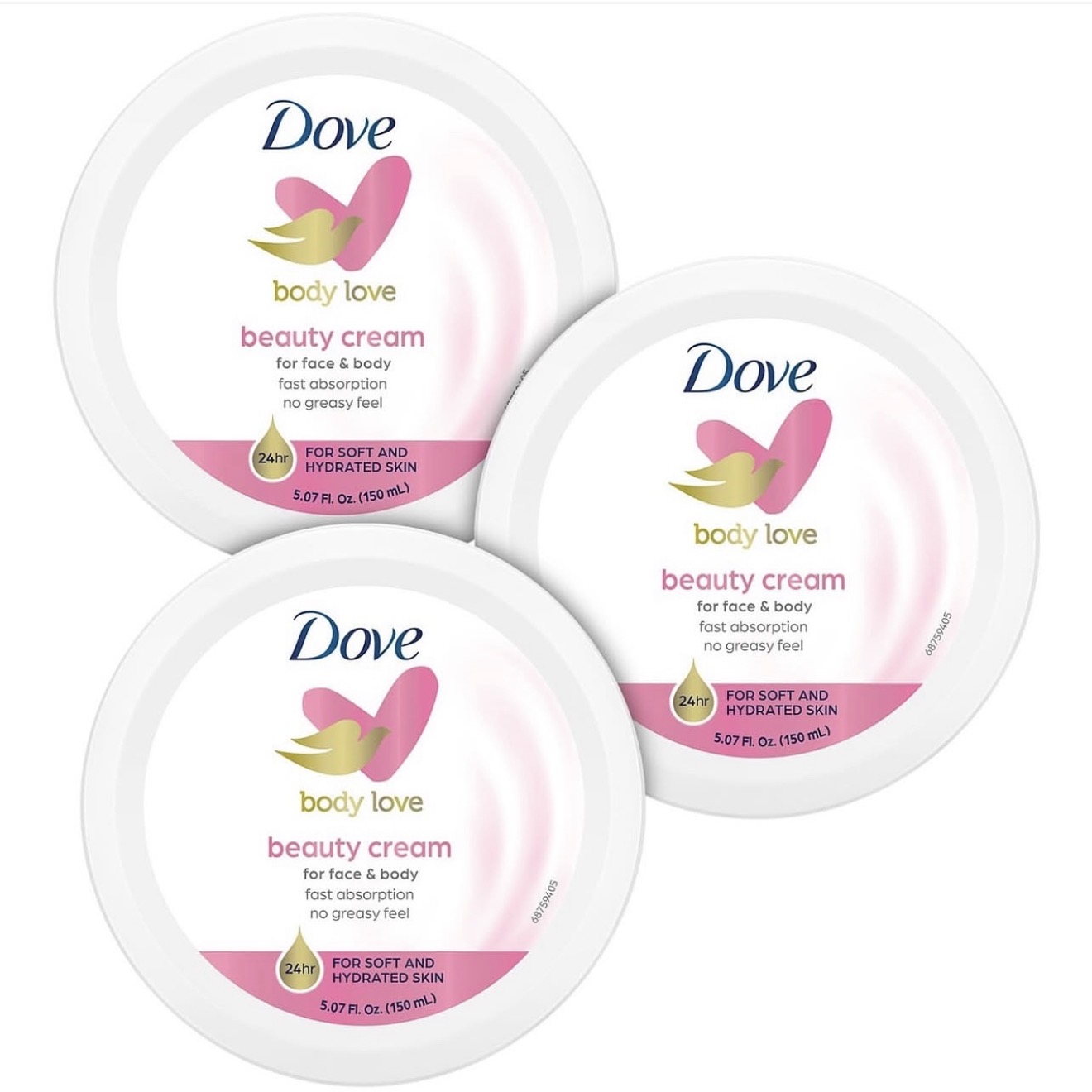 Dove Body Love Beauty Cream Face & Body 150ml