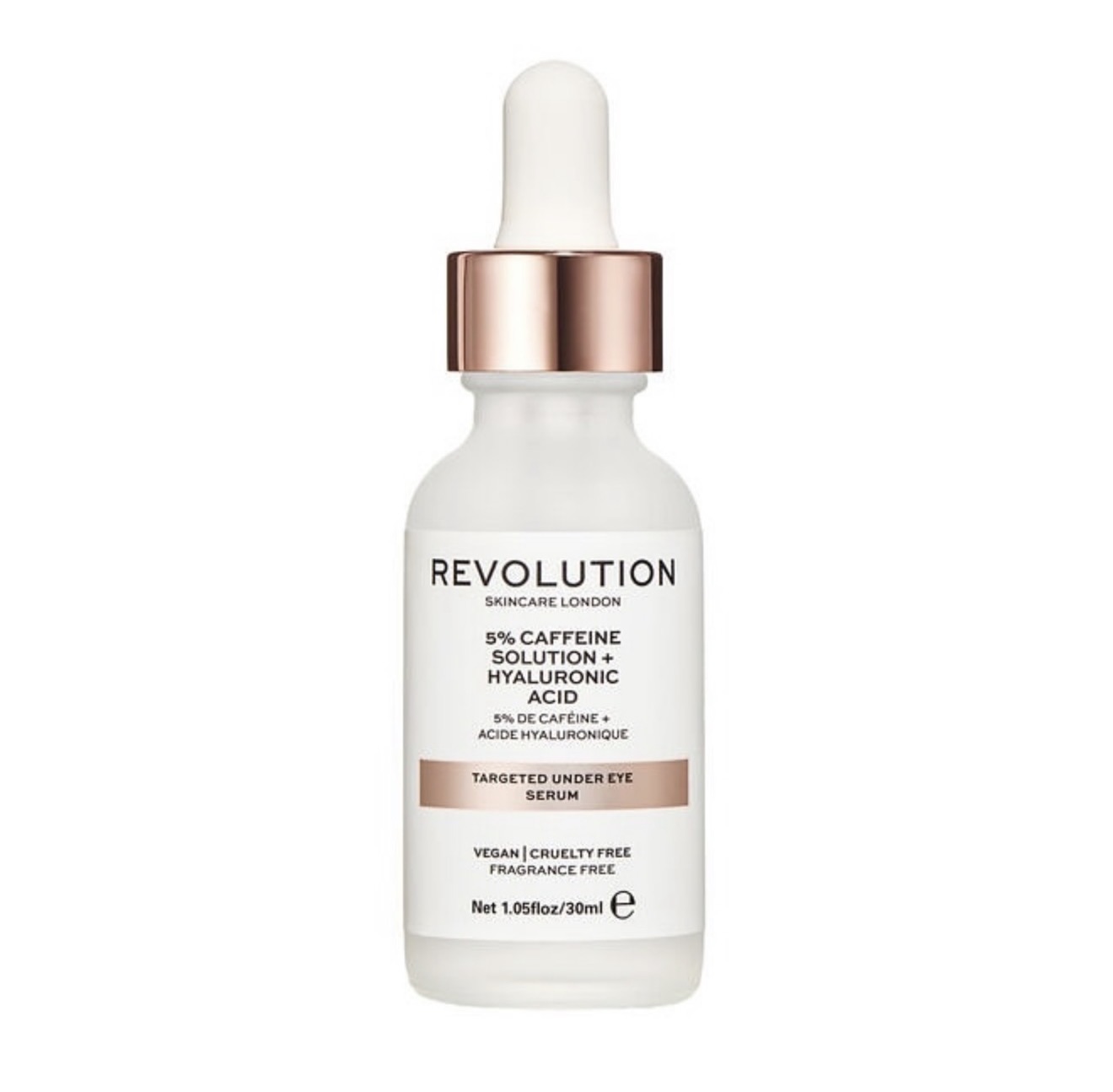 Revolution Skincare 5% Caffeine Solution + Hyaluronic Acid Serum 30ml